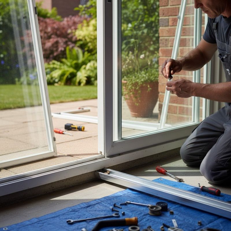 Door Track Replacement in Alpharetta, GA