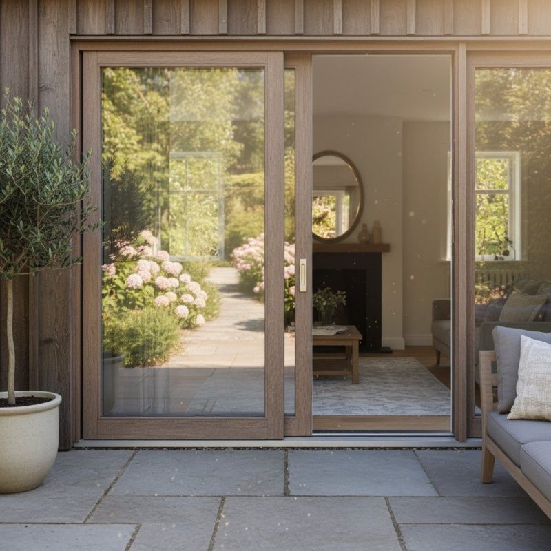 Wood Sliding Door Installation in Chapel Hill, NC